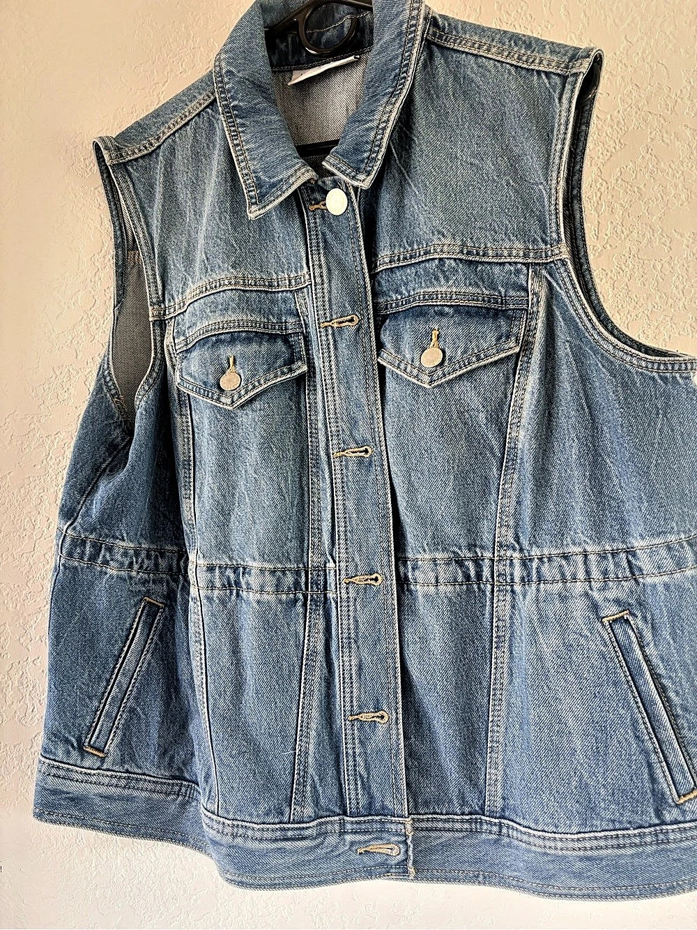 Lane Bryant Denim Vest in Blue Size 14/16